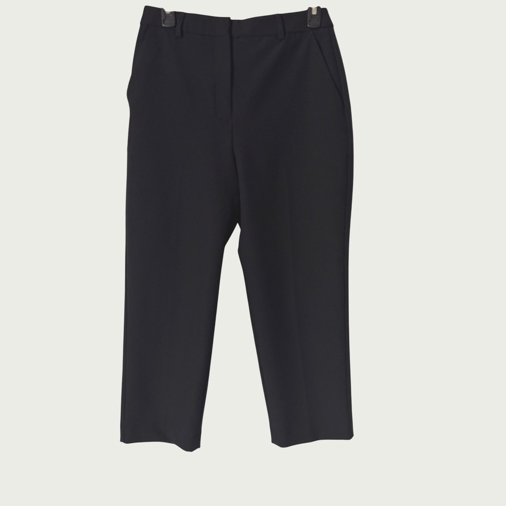 Express Dress Pants Editor Straight Women 6S Black Super High Rise Quiet Luxury